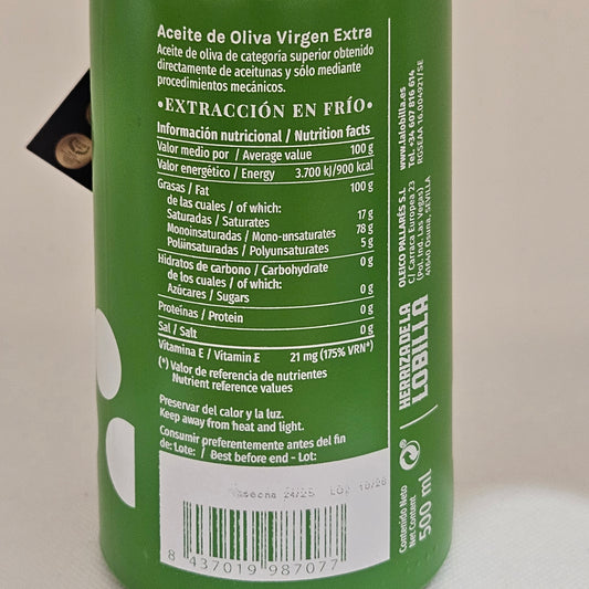 Aceite Lobilla Hojiblanca 500ml