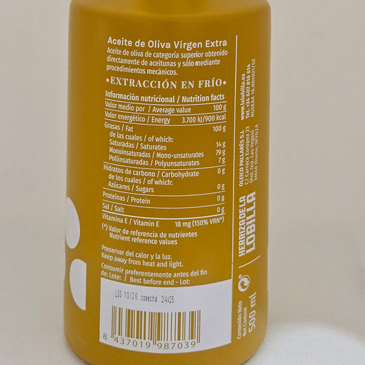 Aceite Lobilla Picual 500 ml