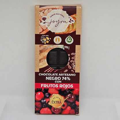 Chocolate 74% Frutos Rojos Artesano