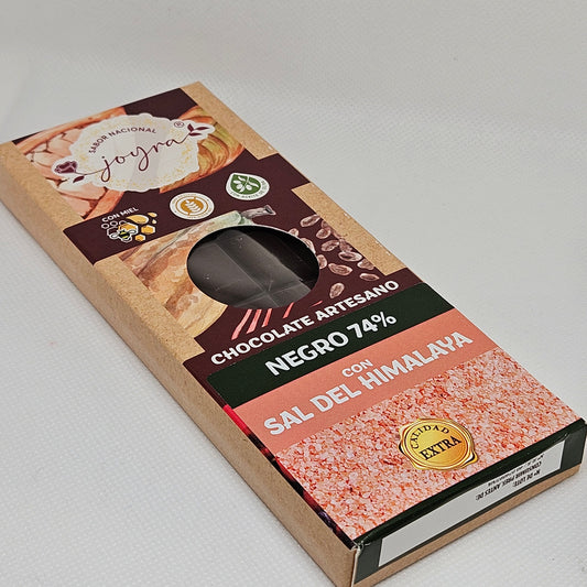 Chocolate Negro 74% Sal del  Himalaya Artesano